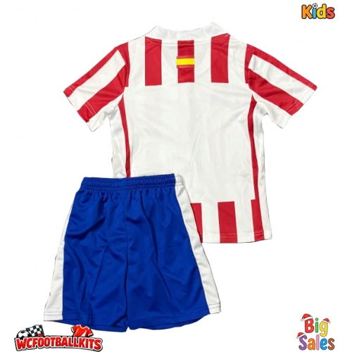Atletico Madrid Replica Home Stadium Kit for Kids 2026-27 Short Sleeve (+ pants)